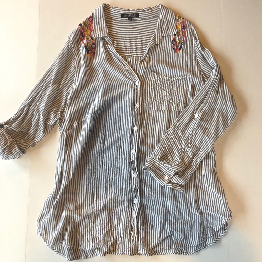 Oversized Button Down Tunic